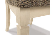Bolanburg Antique White Dining Table with 4 Chairs and Bench -  Ashley - Luna Furniture
