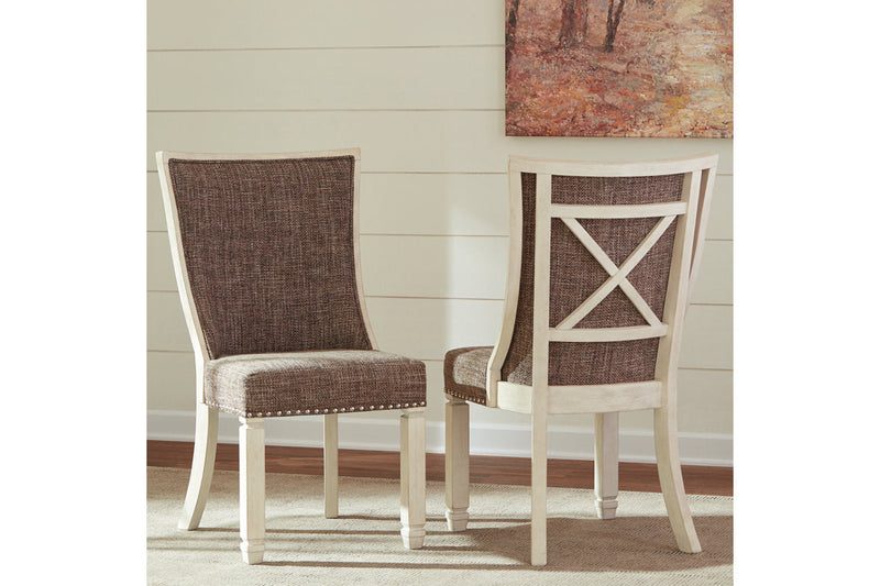 Bolanburg Antique White Dining Table with 6 Chairs -  Ashley - Luna Furniture