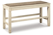 Bolanburg Two-tone Counter Height Dining Table and 4 Barstools and Bench -  Ashley - Luna Furniture