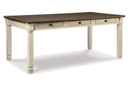 Bolanburg Antique White Dining Table with 4 Chairs and Bench -  Ashley - Luna Furniture