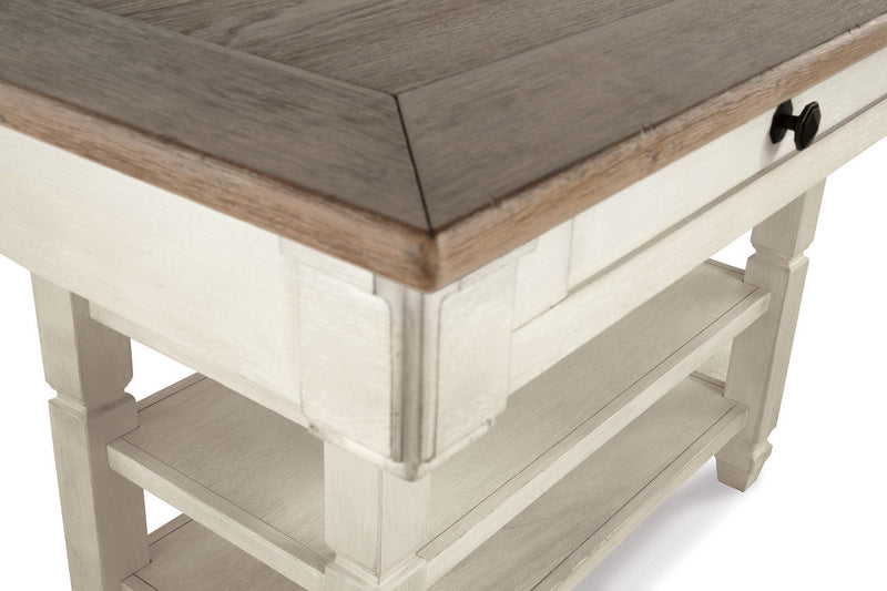 Bolanburg Two-tone Counter Height Dining Table with 4 Barstools -  Ashley - Luna Furniture