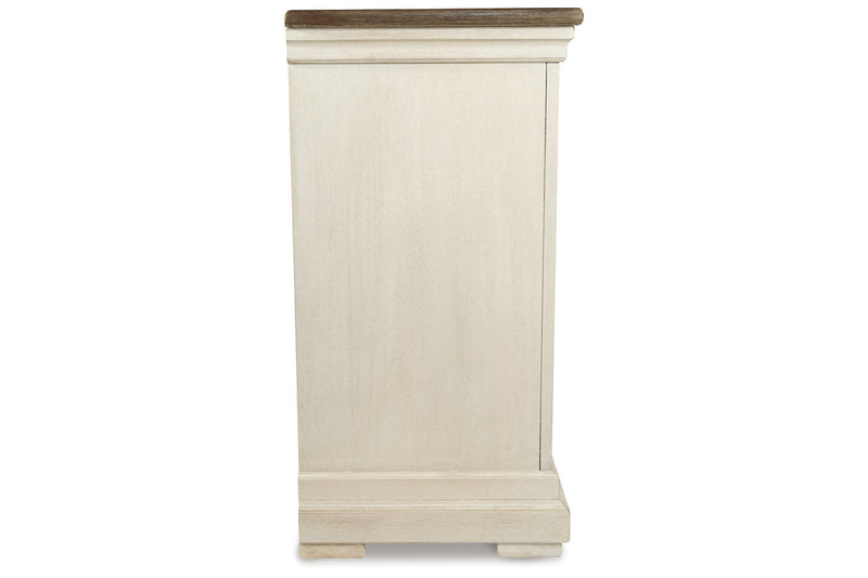 Bolanburg Two-tone Counter Height Dining Table and 6 Barstools with Server -  Ashley - Luna Furniture