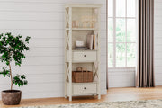 Bolanburg Two-tone Counter Height Table with 6 Barstools, Server and Display Cabinet -  Ashley - Luna Furniture