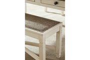 Bolanburg Antique White Dining Table with 4 Chairs and Bench -  Ashley - Luna Furniture