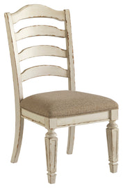 Realyn Chipped White Oval Dining Room Set - Luna Furniture