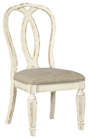 Realyn Chipped White Oval Dining Room Set - Luna Furniture