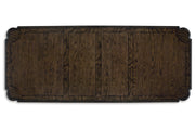 Maylee Dark Brown Dining Extension Table -  Ashley - Luna Furniture