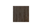 Burkhaus Dark Brown Counter Height Dining Table and 6 Barstools -  Ashley - Luna Furniture