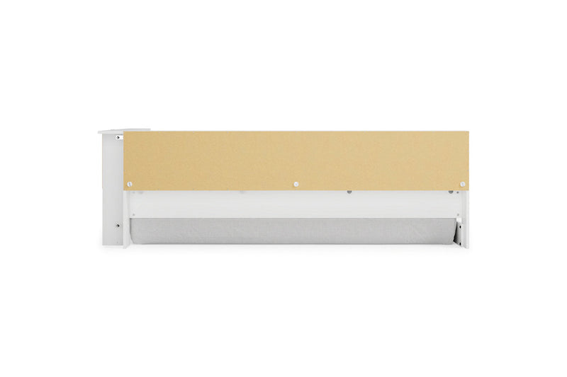 Piperton White Twin Bookcase Storage Bed from Ashley - Luna Furniture