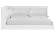 Piperton White Full Bookcase Storage Bed from Ashley - Luna Furniture
