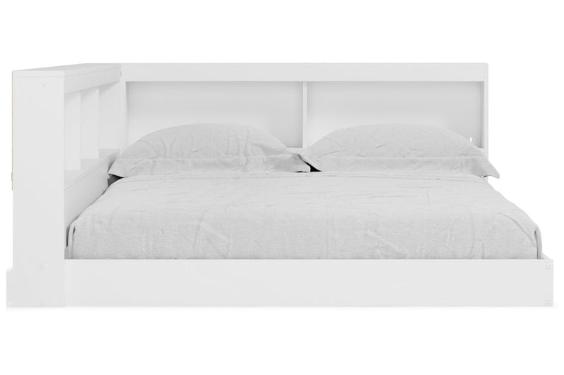 Piperton White Full Bookcase Storage Bed from Ashley - Luna Furniture