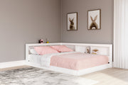 Piperton White Full Bookcase Storage Bed from Ashley - Luna Furniture