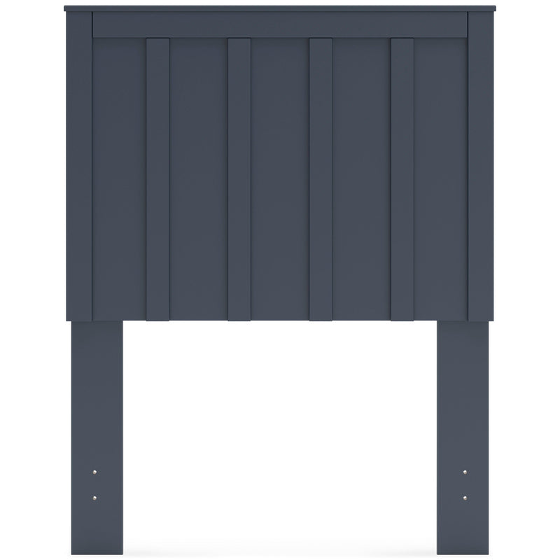 Simmenfort Navy Blue Twin Platform Bed from Ashley - Luna Furniture