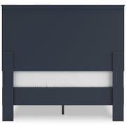 Simmenfort Navy Blue Full Platform Bed from Ashley - Luna Furniture