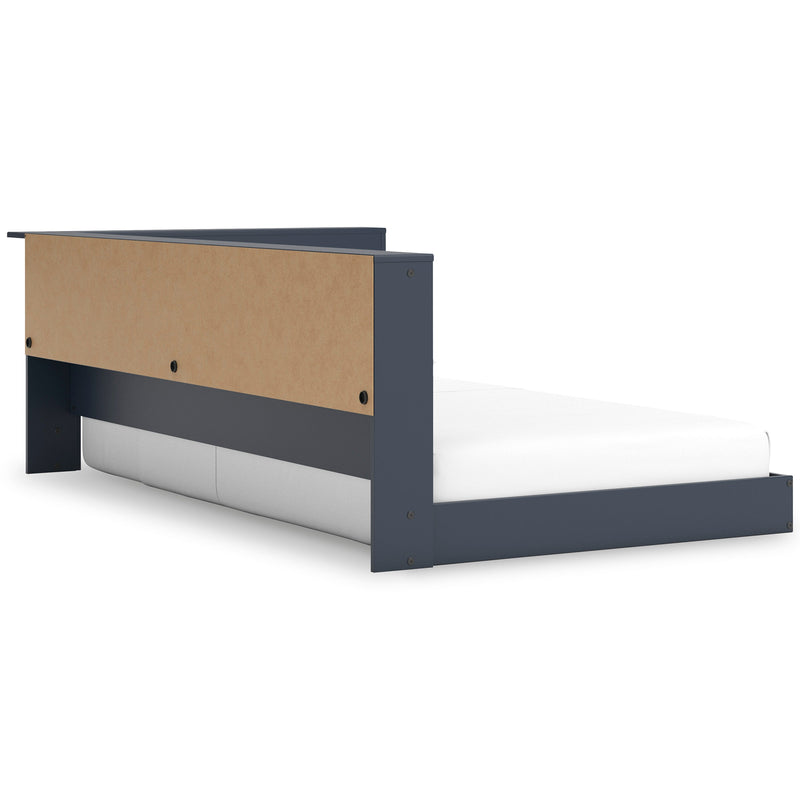 Simmenfort Navy Blue Youth Bookcase Corner Storage Bedroom Set from Ashley - Luna Furniture
