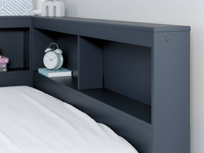 Simmenfort Navy Blue Youth Bookcase Storage Bedroom Set from Ashley - Luna Furniture