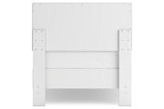 Hallityn White Twin Panel Platform Bed -  Ashley - Luna Furniture