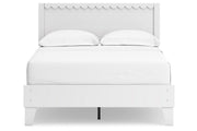 Hallityn White Full Panel Platform Bed from Ashley - Luna Furniture