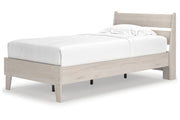 Socalle Natural Twin Panel Platform Bed from Ashley - Luna Furniture