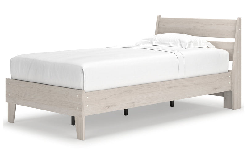 Socalle Natural Twin Panel Platform Bed from Ashley - Luna Furniture