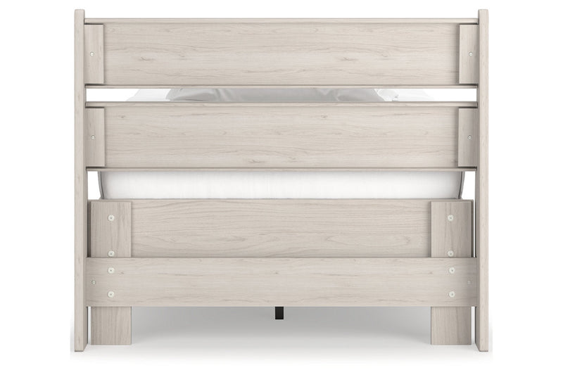 Socalle Natural Twin Panel Platform Bed -  Ashley - Luna Furniture