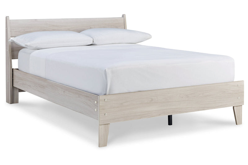 Socalle Natural Full Panel Platform Bed from Ashley - Luna Furniture