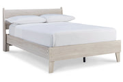 Socalle Natural Full Panel Platform Bed from Ashley - Luna Furniture