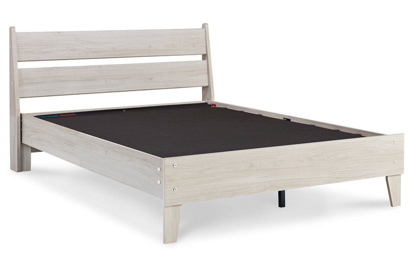 Socalle Natural Full Panel Platform Bed from Ashley - Luna Furniture