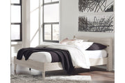 Socalle Natural Queen Panel Platform Bed from Ashley - Luna Furniture