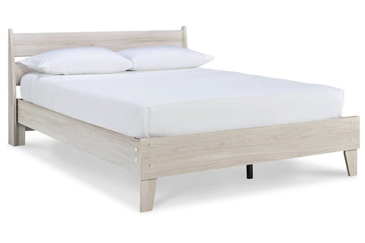 Socalle Natural Queen Panel Platform Bed from Ashley - Luna Furniture