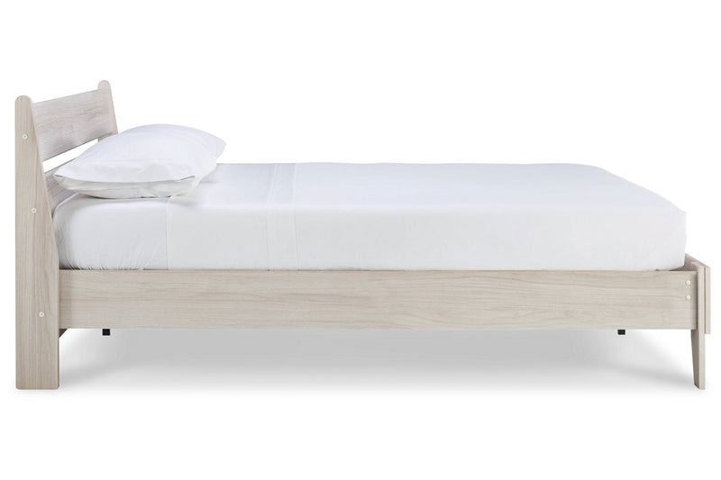 Socalle Natural Queen Panel Platform Bed from Ashley - Luna Furniture