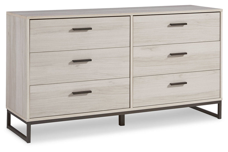 Socalle Light Natural Youth Panel Platform Bedroom Set from Ashley - Luna Furniture