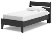 Socalle Twin Panel Platform Bed and Dresser from Ashley - Luna Furniture