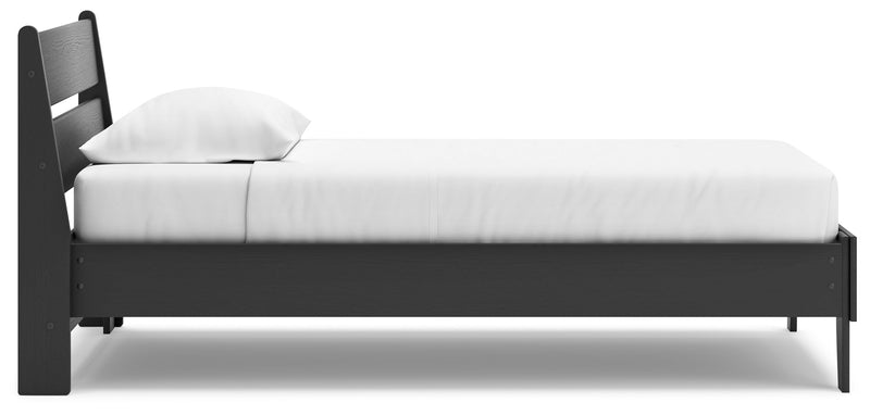 Socalle Twin Panel Platform Bed and Dresser from Ashley - Luna Furniture