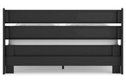 Socalle Black Queen Panel Platform Bed from Ashley - Luna Furniture