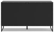 Socalle Twin Panel Platform Bed and Dresser from Ashley - Luna Furniture