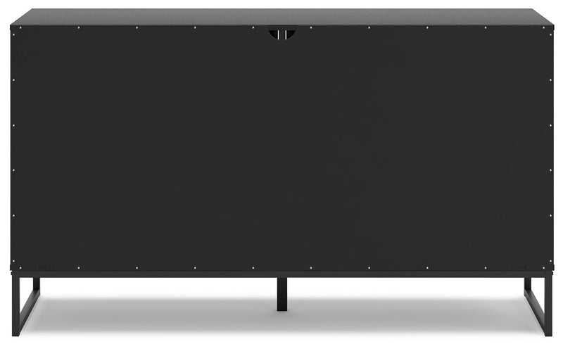 Socalle Twin Panel Platform Bed and Dresser from Ashley - Luna Furniture