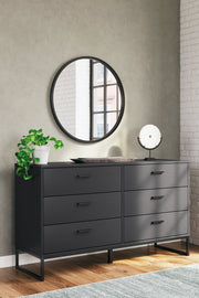 Socalle Twin Panel Platform Bed and Dresser from Ashley - Luna Furniture