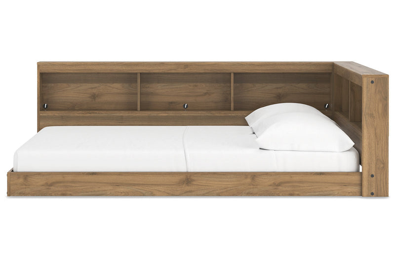 Deanlow Honey Full Bookcase Storage Bed from Ashley - Luna Furniture