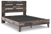 Neilsville Multi Gray Queen Panel Platform Bed from Ashley - Luna Furniture