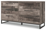 Neilsville Multi Gray Platform Bedroom Set from Ashley - Luna Furniture