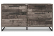 Neilsville Multi Gray Platform Bedroom Set from Ashley - Luna Furniture