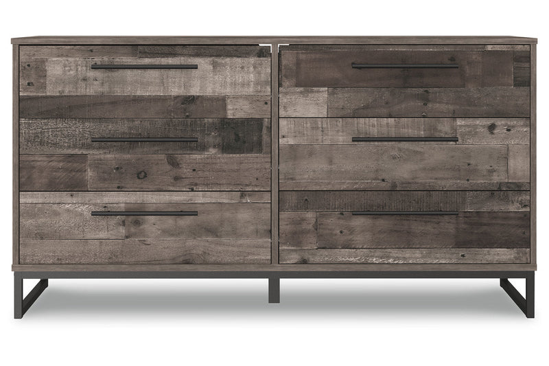 Neilsville Multi Gray Platform Bedroom Set from Ashley - Luna Furniture