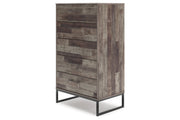 Neilsville Multi Gray Platform Bedroom Set from Ashley - Luna Furniture