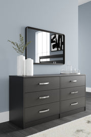 Finch Black Queen Panel Platform Bed with Dresser and Nightstand from Ashley - Luna Furniture