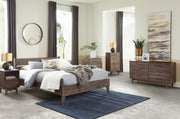 Calverson Mocha Platform Bedroom Set from Ashley - Luna Furniture