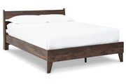 Calverson Mocha Platform Bedroom Set from Ashley - Luna Furniture