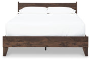 Calverson Mocha Platform Bedroom Set from Ashley - Luna Furniture
