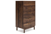 Calverson Mocha Platform Bedroom Set from Ashley - Luna Furniture