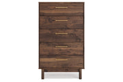 Calverson Mocha Platform Bedroom Set from Ashley - Luna Furniture